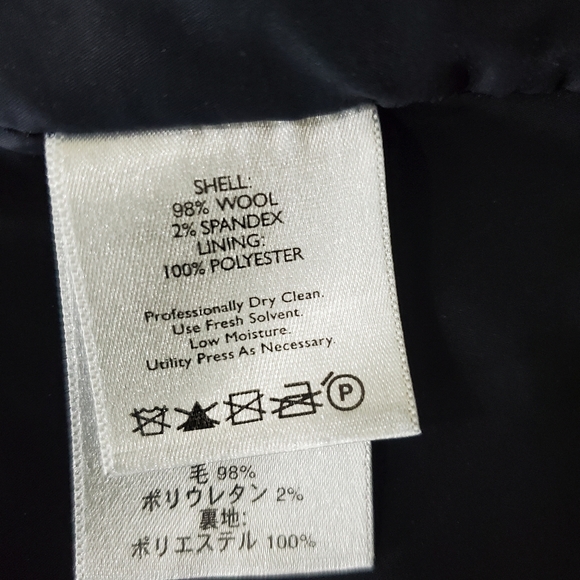 Eddie Bauer Wool Navy Mercer Fit Pants, Size 14T - Picture 9 of 11